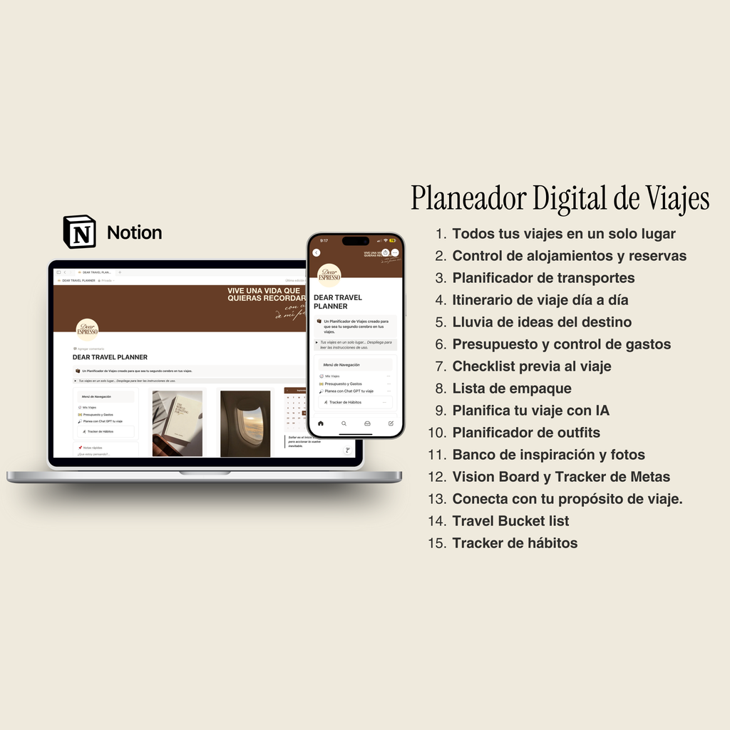 Travel Journal  +  Planeador Digital de Viajes