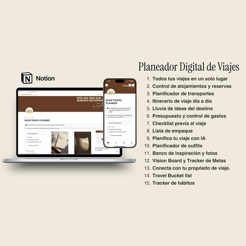 Travel Journal  +  Planeador Digital de Viajes